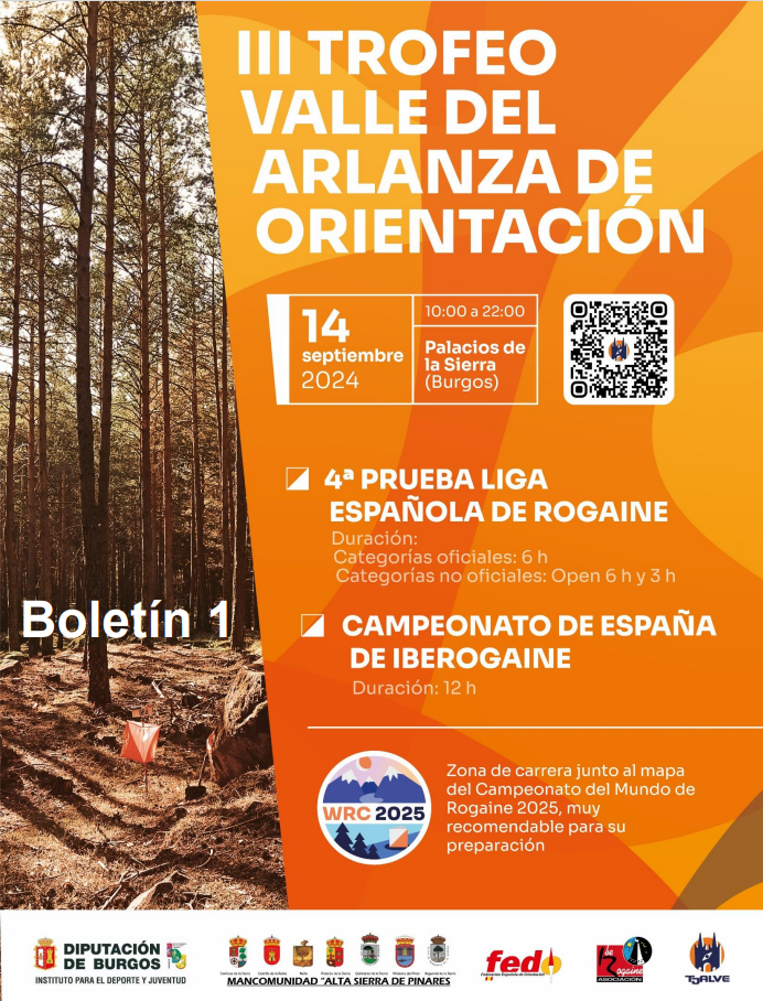 III Trofeo Valle del Arlanza – Boletín 1